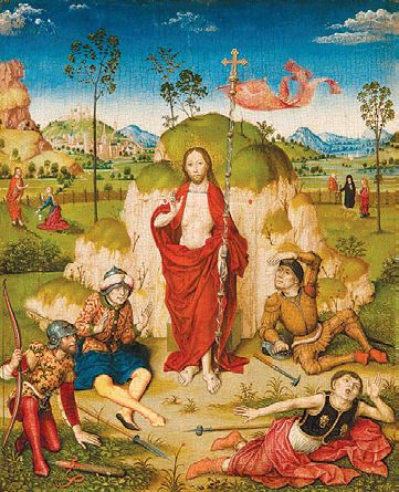 Zmartwychwstanie – obraz z kręgu Dirka Boutsa (ok. 1480)