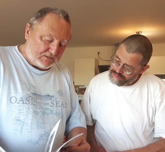 Autor książki dr Rüdiger Ritter (po prawej) i red. Bogdan Żurek